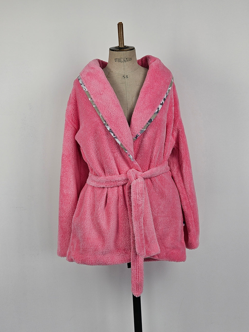Veste fourrure rose