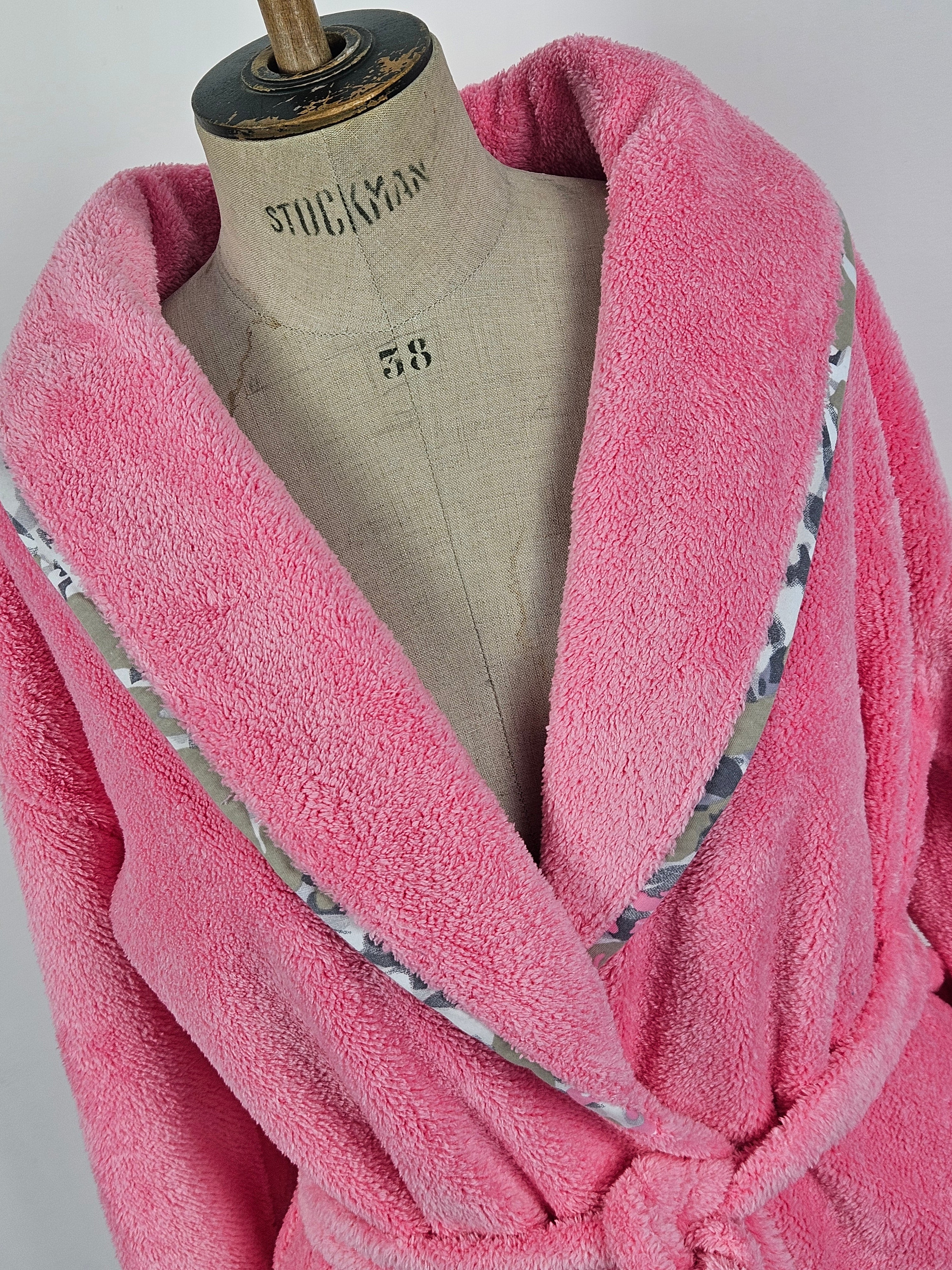 Veste fourrure rose