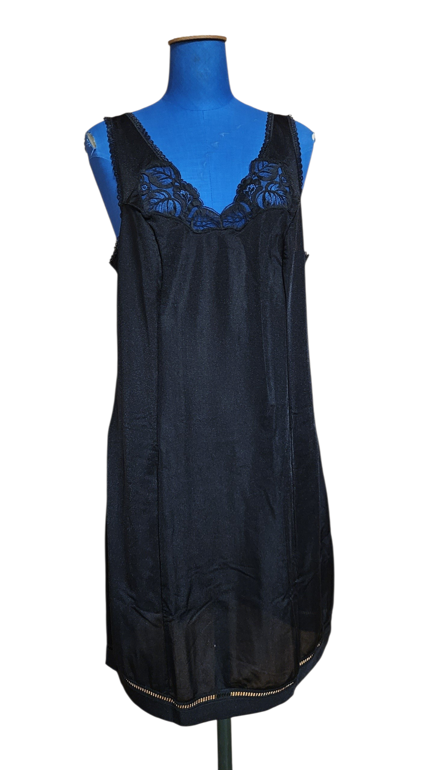 Fond de Robe noir Maille jour Venise