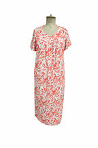 Chemise de nuit écaillée fleurie