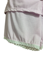 Pyjama short vichy rose