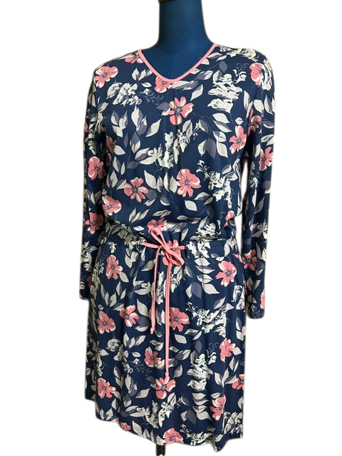 Chemise de nuit Floral à coulisse