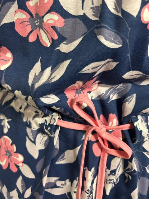 Chemise de nuit Floral à coulisse