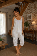 Pyjama bretelles corsaire