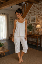 Pyjama bretelles corsaire