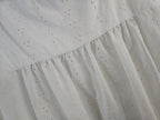 Liquette Double bretelles broderie anglaise