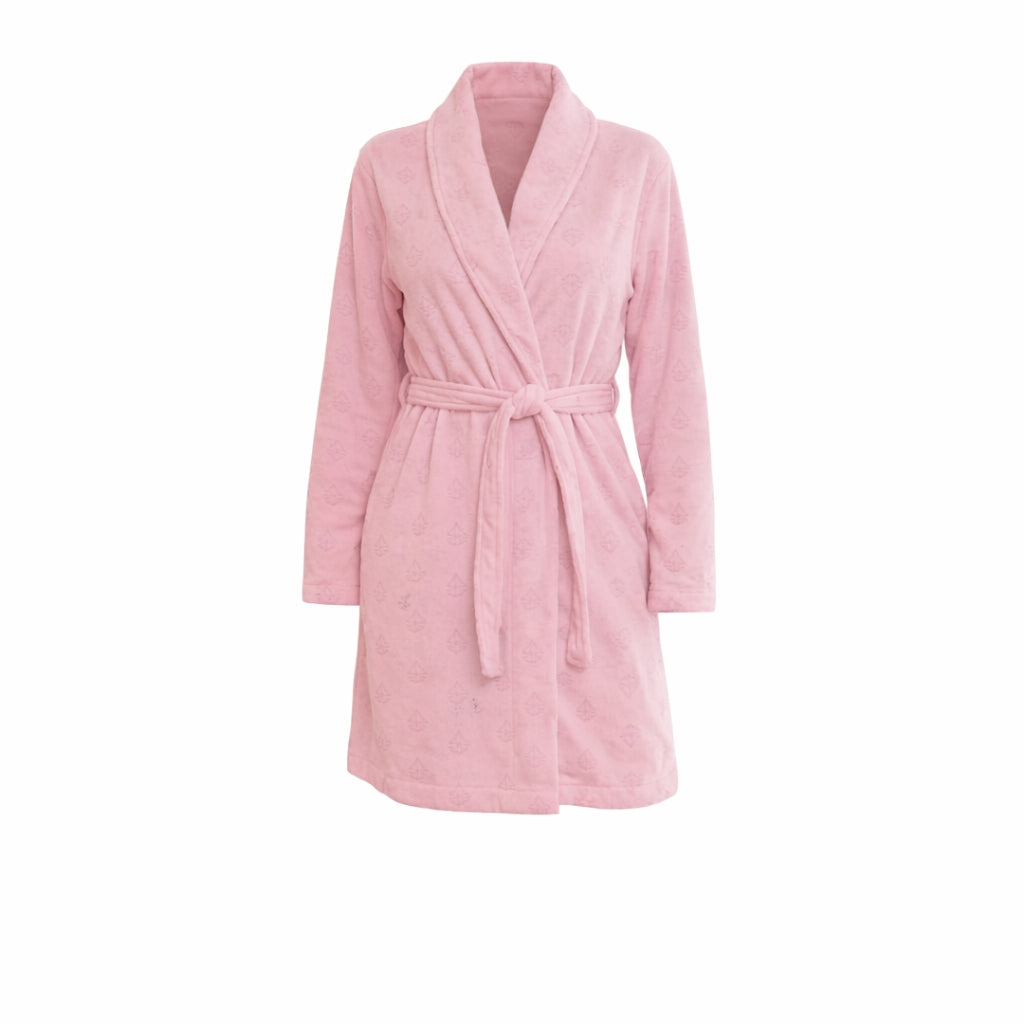 Peignoir rose imprimé petits Bateaux