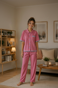 Pyjama vichy rouge