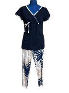 Pyjama femme cache coeur