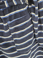Peignoir Homme rayé Bleu