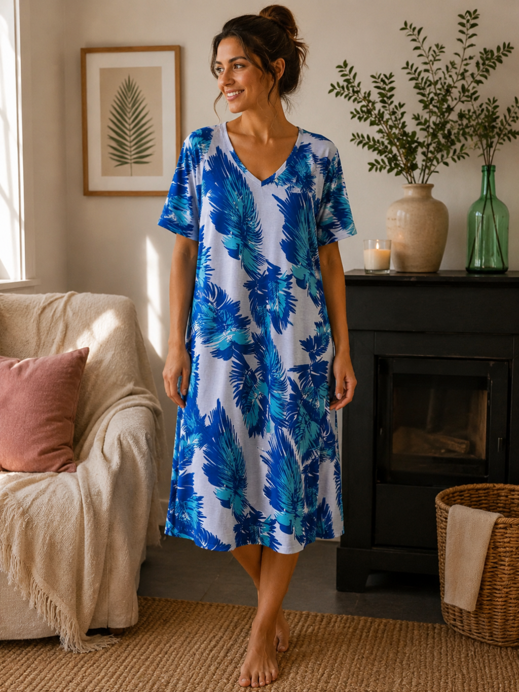Chemise de nuit "Tropical"