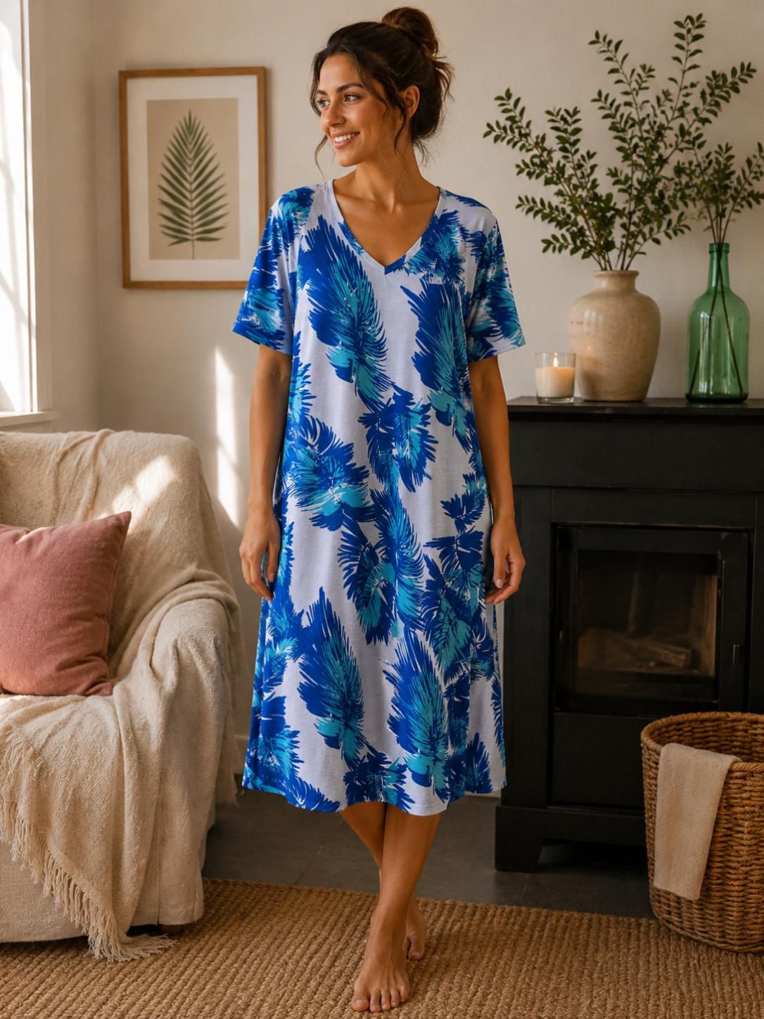 Chemise de nuit "Tropical"