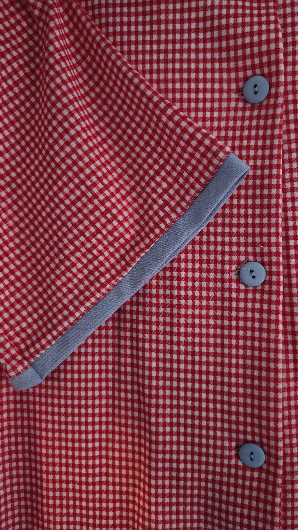 Pyjama vichy rouge