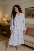 Chemise de nuit Col Claudine Felpa lilas