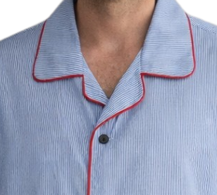 Pyjama passepoil rouge
