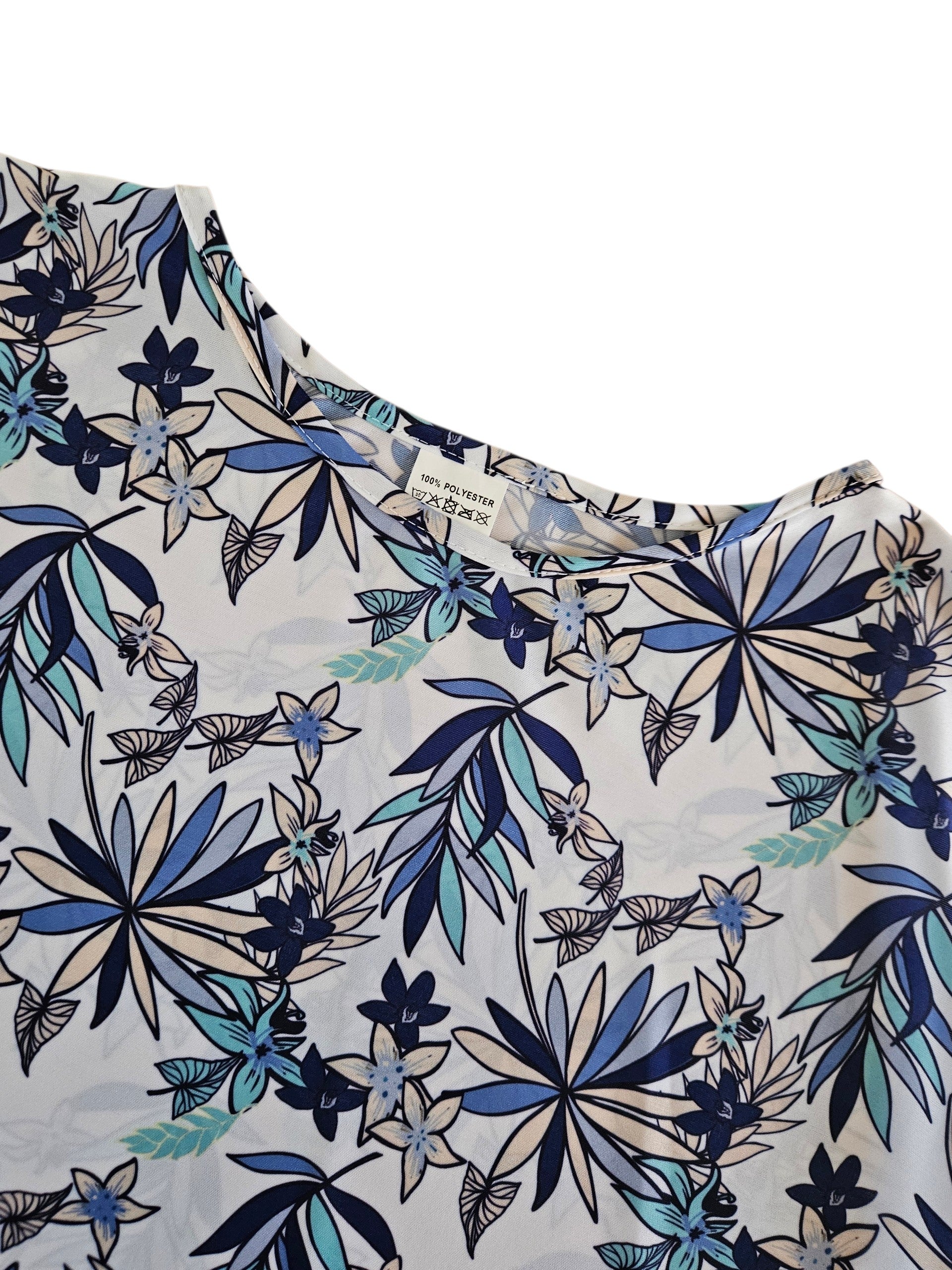 Robe d'hôtesse bleu