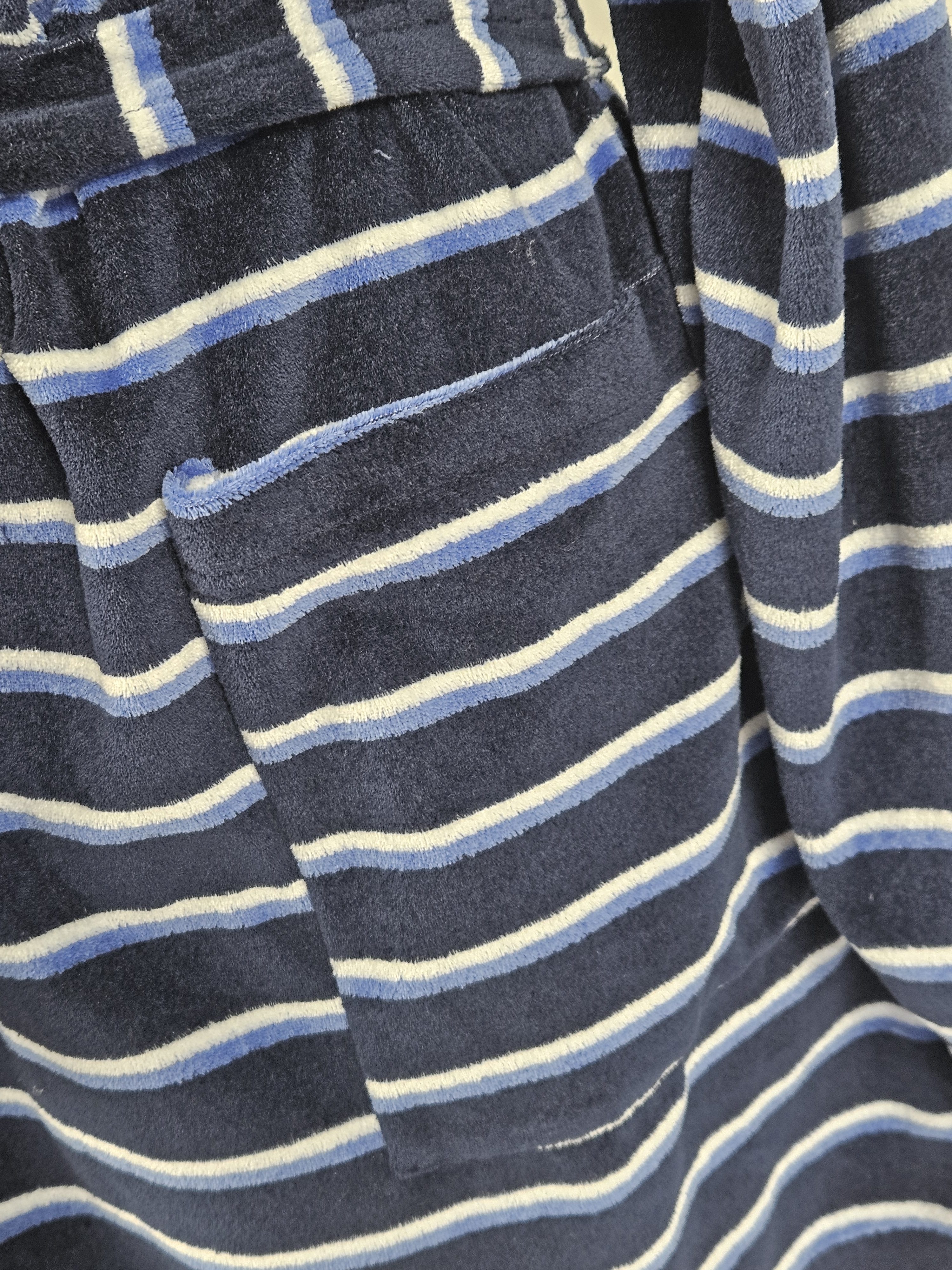 887089/B Veste col châle homme velours rayé - LOT PROMO – Image 4