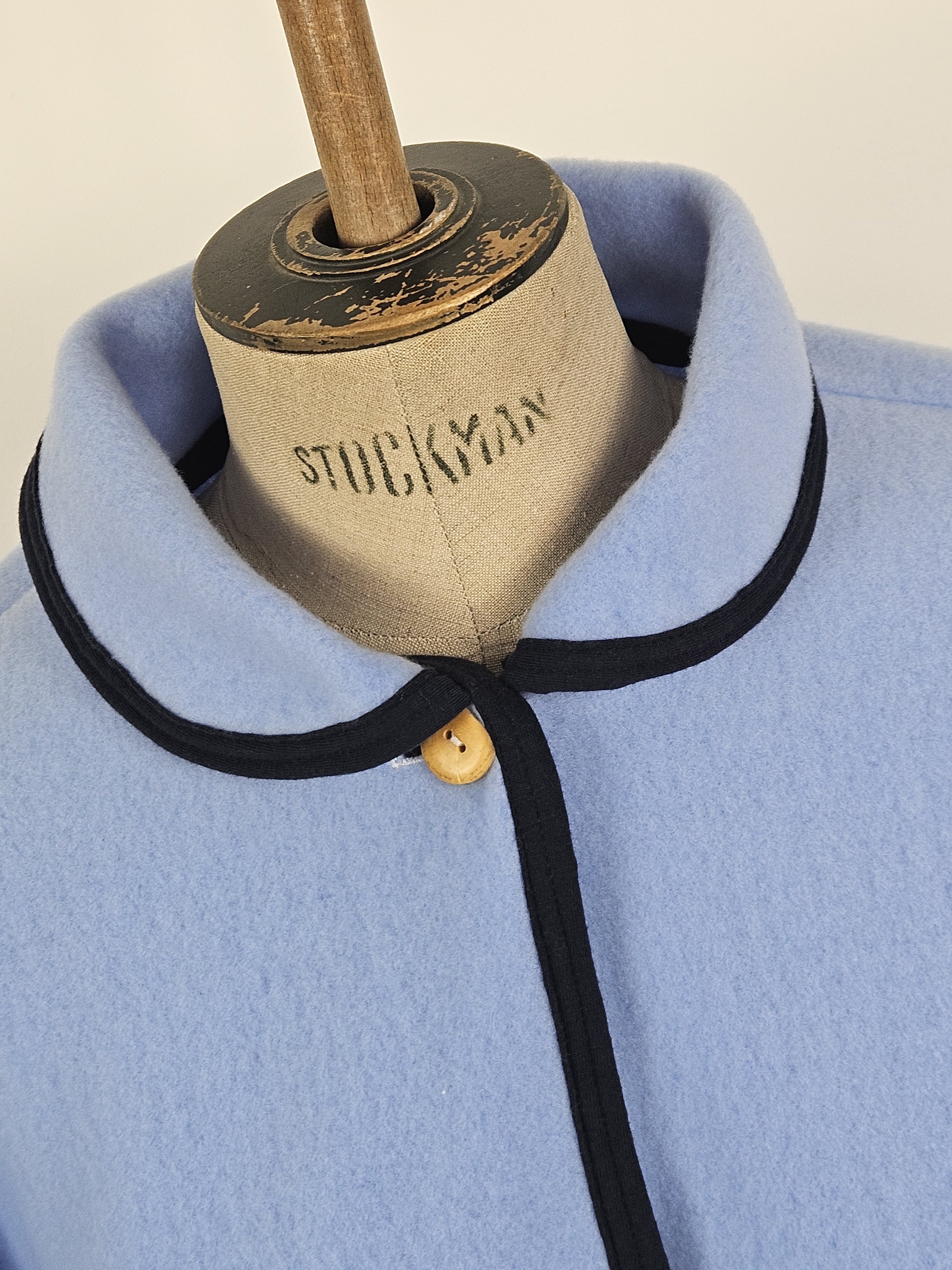 817186/UNI Cape polaire femme unie, Col claudine – Image 2